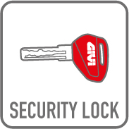 MOTONI GIVI TOP CASE MALA LATERAL TRK33N Security Lock